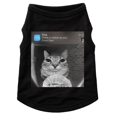 Ring There Is Motion At Your Front Door Funny Doggie Tank