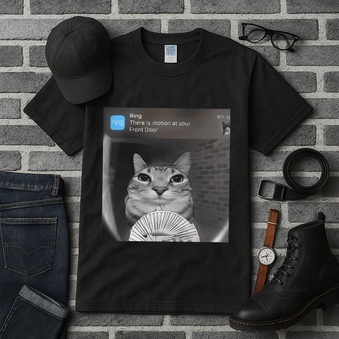 Ring There Is Motion At Your Front Door Funny Tall T-Shirt