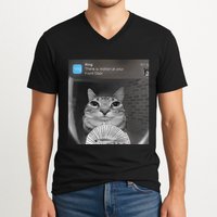 Ring There Is Motion At Your Front Door Funny V-Neck T-Shirt