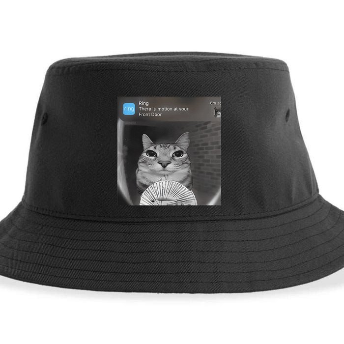 Ring There Is Motion At Your Front Door Funny Sustainable Bucket Hat