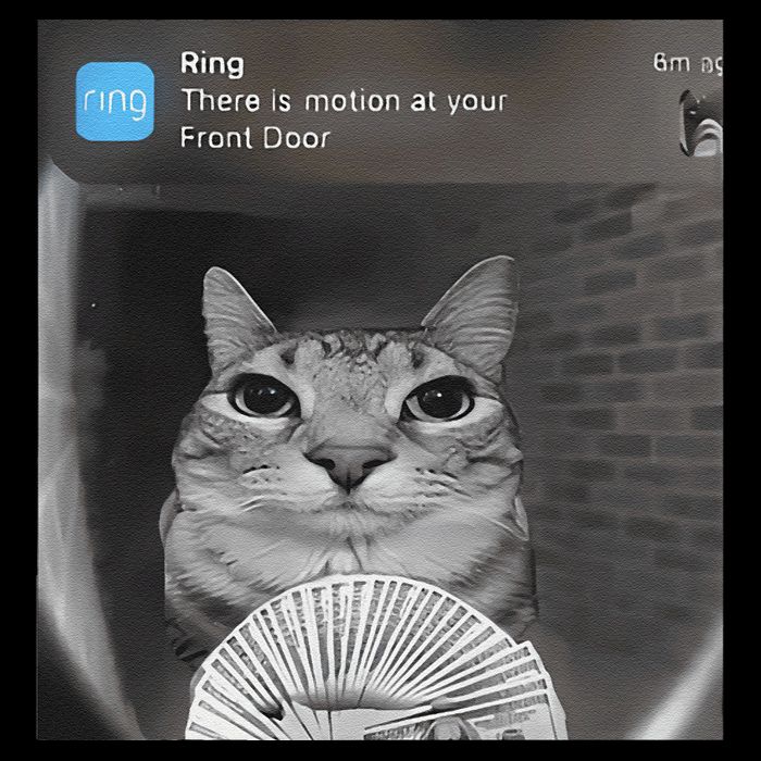 Ring There Is Motion At Your Front Door Funny Bucket Hat
