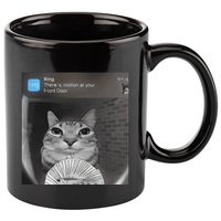 Ring There Is Motion At Your Front Door Funny 11oz C Handle Ceramic Mug