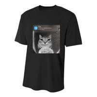 Ring There Is Motion At Your Front Door Funny Youth Performance Sprint T-Shirt