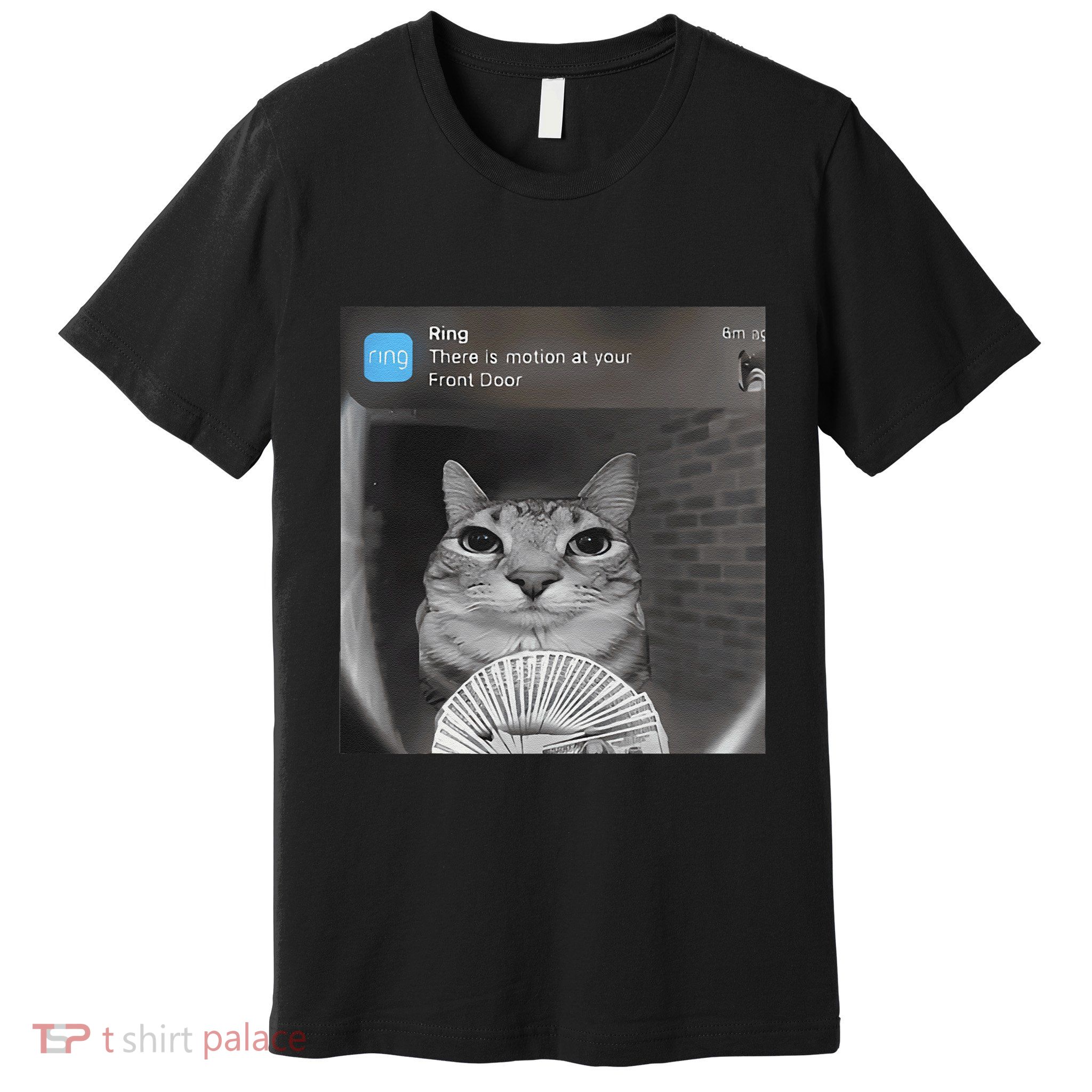 Ring There Is Motion At Your Front Door Funny Premium T-Shirt