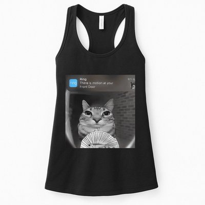 Ring There Is Motion At Your Front Door Funny Womens Tank Top