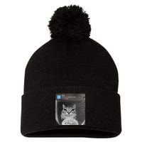 Ring There Is Motion At Your Front Door Funny Pom Pom 12in Knit Beanie