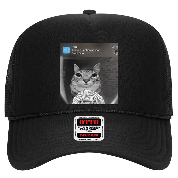 Ring There Is Motion At Your Front Door Funny Trucker Hat