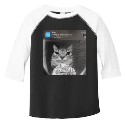 Ring There Is Motion At Your Front Door Funny Toddler Fine Jersey T-Shirt