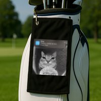 Ring There Is Motion At Your Front Door Funny Golf Towel