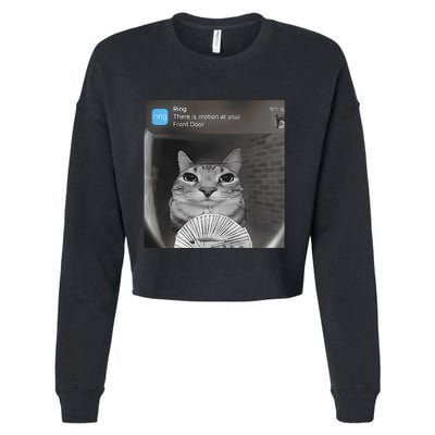 Ring There Is Motion At Your Front Door Funny Cropped Pullover Crew