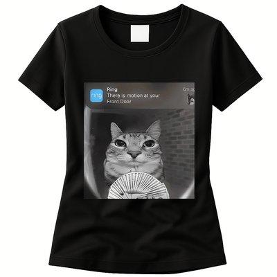 Ring There Is Motion At Your Front Door Funny Womens T-Shirt