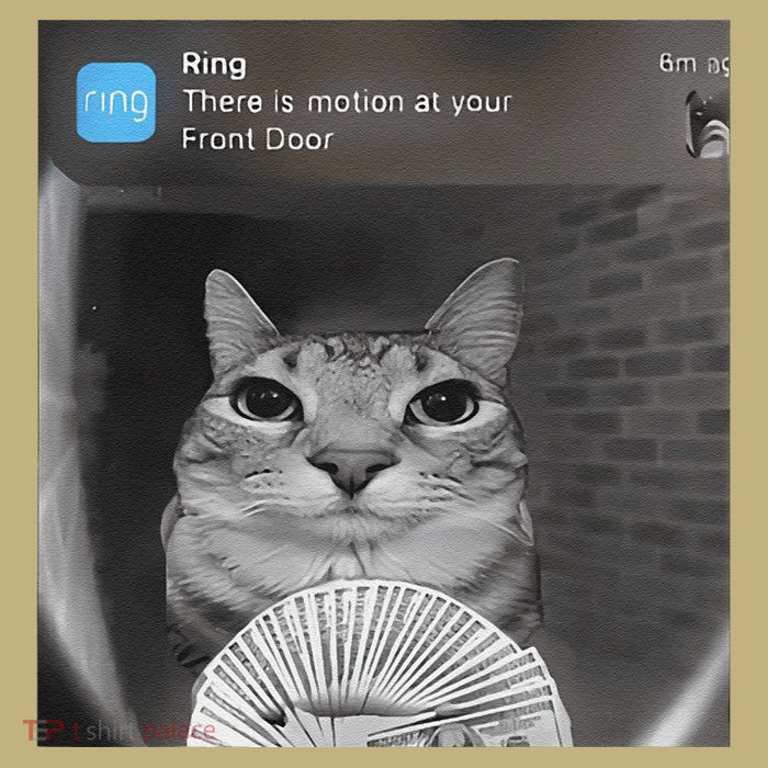 Ring There Is Motion At Your Front Door Funny Button