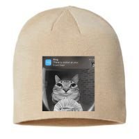 Ring There Is Motion At Your Front Door Funny Sustainable Beanie