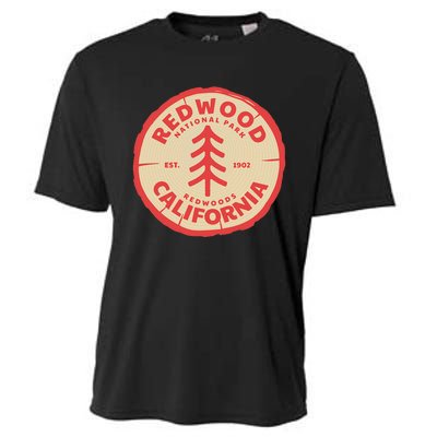 Redwood Trees In The National Forest Cooling Performance Crew T-Shirt