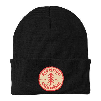 Redwood Trees In The National Forest Knit Cap Winter Beanie