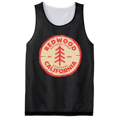 Redwood Trees In The National Forest Mesh Reversible Basketball Jersey Tank