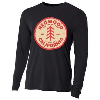 Redwood Trees In The National Forest Cooling Performance Long Sleeve Crew