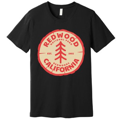 Redwood Trees In The National Forest Premium T-Shirt