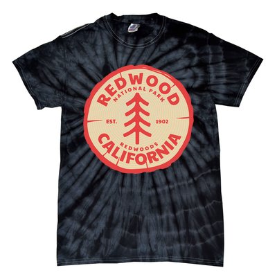 Redwood Trees In The National Forest Tie-Dye T-Shirt