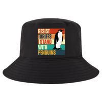 Resist Tariffs I Stand With Penguins Cool Comfort Performance Bucket Hat