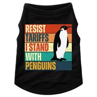 Resist Tariffs I Stand With Penguins Doggie Tank