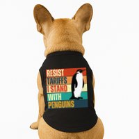 Resist Tariffs I Stand With Penguins Doggie Tank