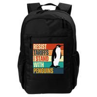 Resist Tariffs I Stand With Penguins Backpack