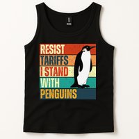 Resist Tariffs I Stand With Penguins Tank Top