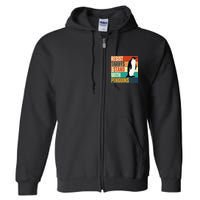 Resist Tariffs I Stand With Penguins Full Zip Hoodie