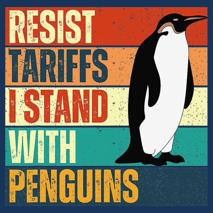 Resist Tariffs I Stand With Penguins Infant Baby Jersey Bodysuit