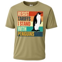 Resist Tariffs I Stand With Penguins Performance Shirt