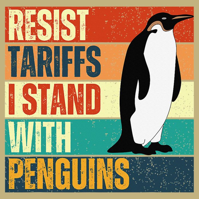 Resist Tariffs I Stand With Penguins Performance Shirt