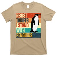 Resist Tariffs I Stand With Penguins T-Shirt
