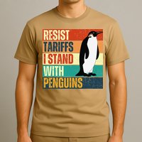 Resist Tariffs I Stand With Penguins T-Shirt