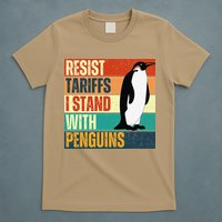 Resist Tariffs I Stand With Penguins T-Shirt
