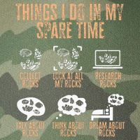 Rockhound Things I Do In My Spare Time Rock Collecting Legacy Tie Dye Trucker Hat
