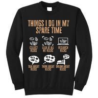 Rockhound Things I Do In My Spare Time Rock Collecting Sweatshirt