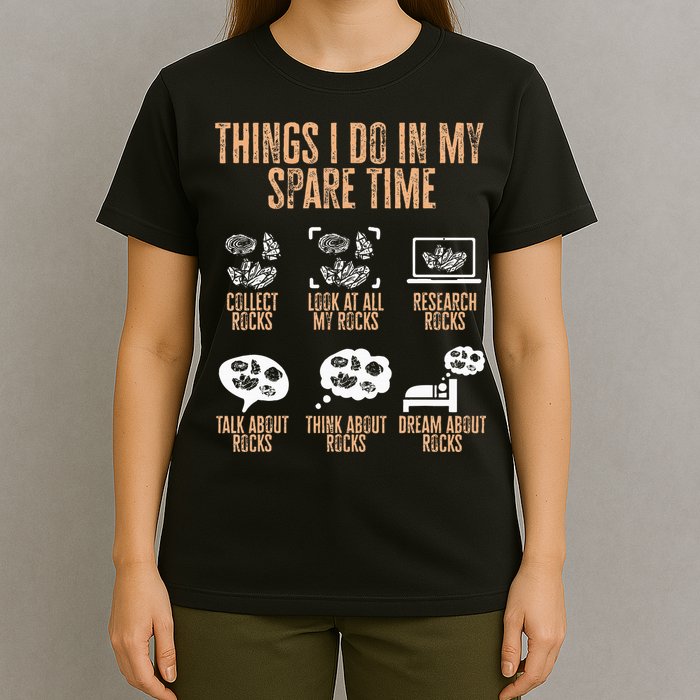 Rockhound Things I Do In My Spare Time Rock Collecting T-Shirt