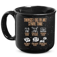 Rockhound Things I Do In My Spare Time Rock Collecting 15oz Campfire Ceramic Mug
