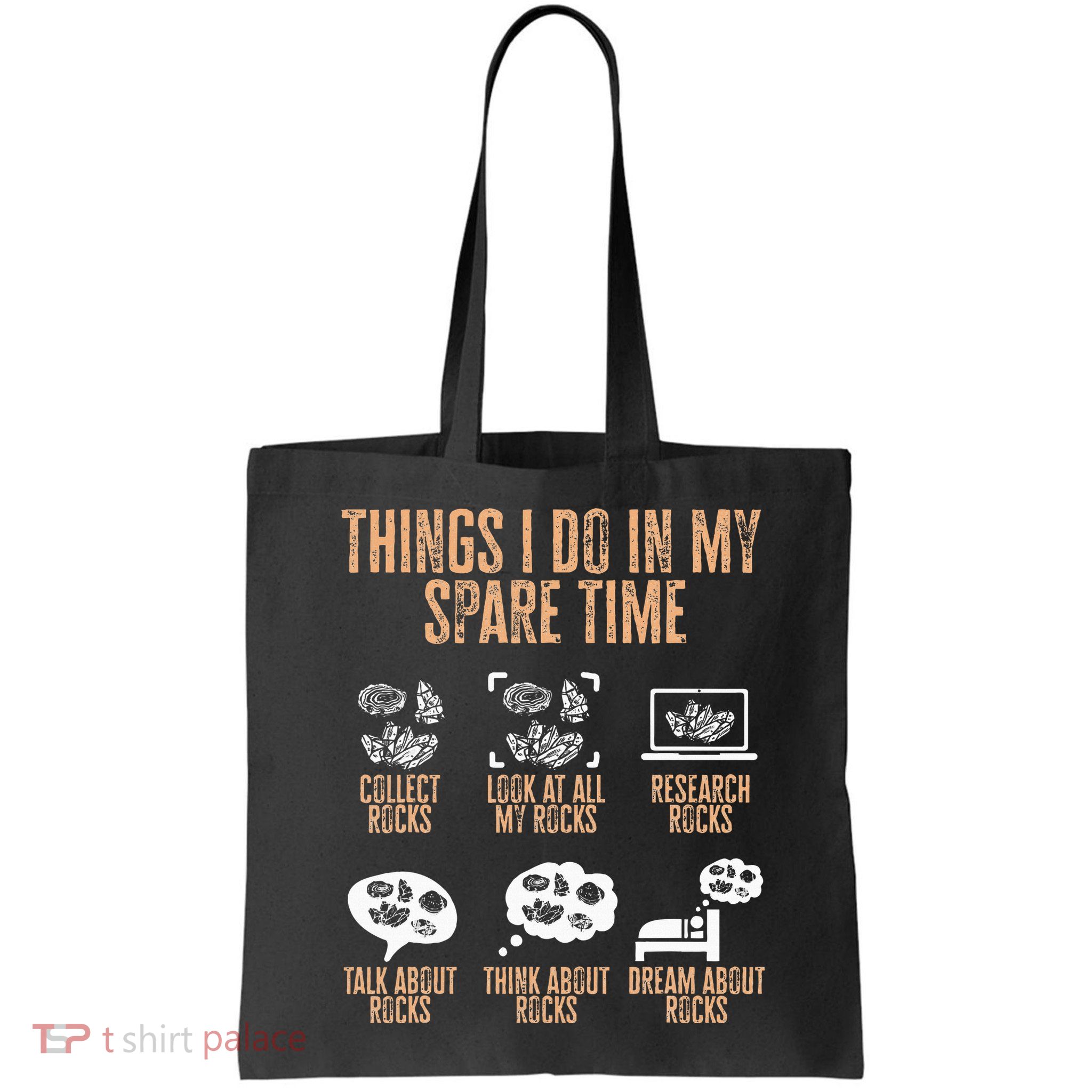 Rockhound Things I Do In My Spare Time Rock Collecting Bag
