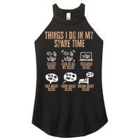 Rockhound Things I Do In My Spare Time Rock Collecting Women's Perfect Tri Rocker Tank