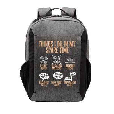 Rockhound Things I Do In My Spare Time Rock Collecting Vector Backpack