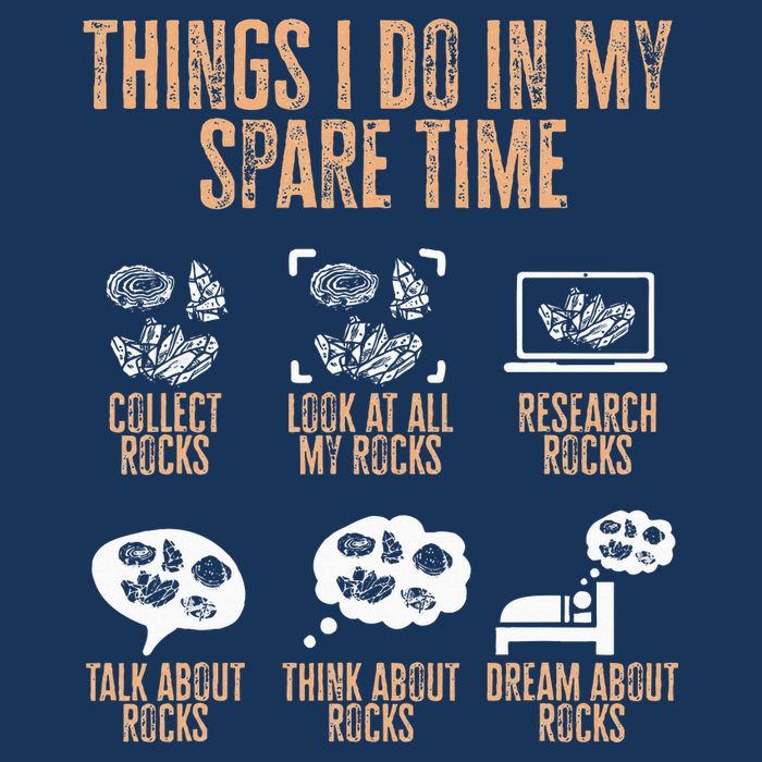 Rockhound Things I Do In My Spare Time Rock Collecting Infant Baby Jersey Bodysuit