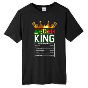 Real Thing Junenth Black History Kings June 19th Gift Tall Fusion ChromaSoft Performance T-Shirt