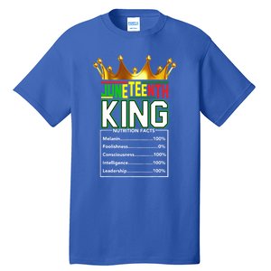 Real Thing Junenth Black History Kings June 19th Gift Tall T-Shirt