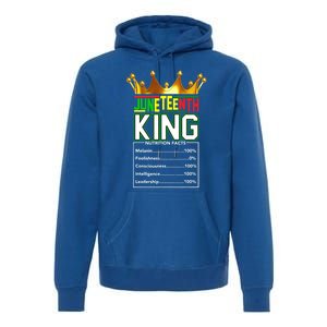 Real Thing Junenth Black History Kings June 19th Gift Premium Hoodie