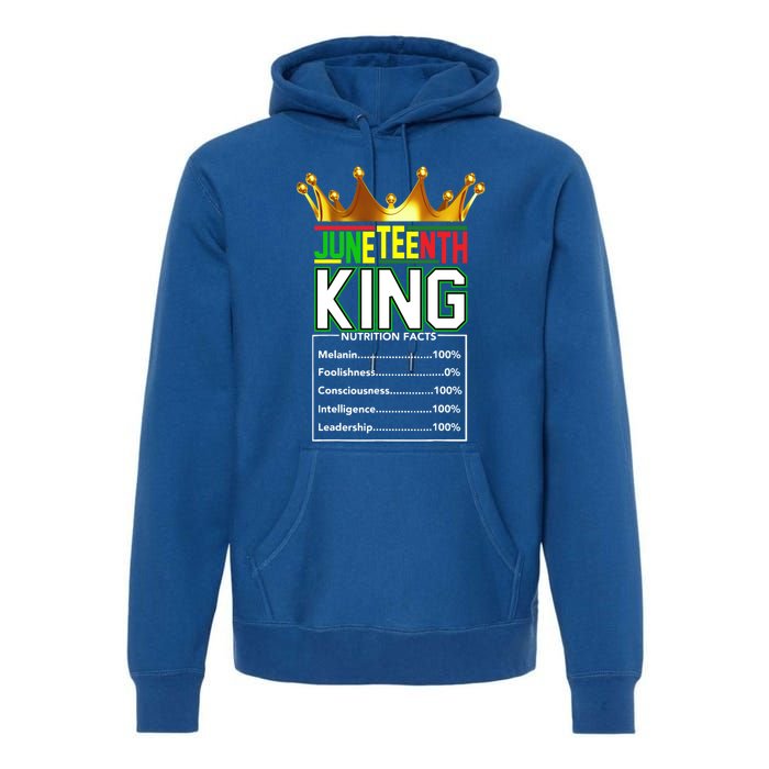 Real Thing Junenth Black History Kings June 19th Gift Premium Hoodie