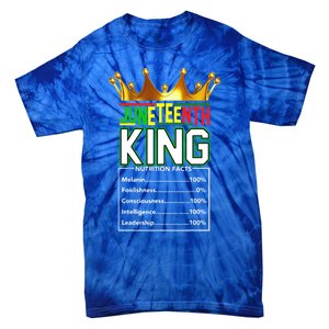 Real Thing Junenth Black History Kings June 19th Gift Tie-Dye T-Shirt