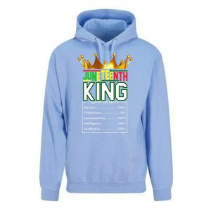 Real Thing Junenth Black History Kings June 19th Gift Unisex Surf Hoodie