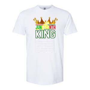 Real Thing Junenth Black History Kings June 19th Gift Softstyle CVC T-Shirt